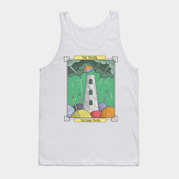 Knitting Sewing Crochet Quilting Knit Crochet Knitter Tarot Tank Top by TellingTales